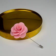 Load image into Gallery viewer, Pink Floral Lapel Pin