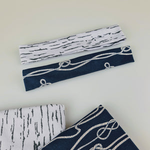 Set of 2 Boys in the Wood Headbands - Nautical Mix