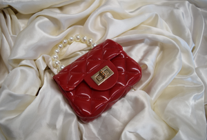 Red Mini Perla Bag